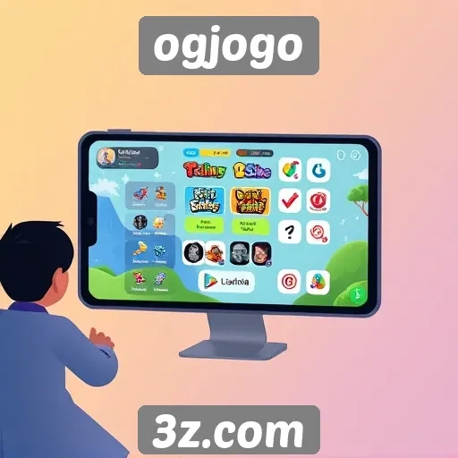 Características inovadoras da interface do ogjogo